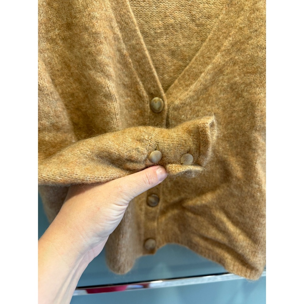Sézane Paris Mia Button-Front Cardigan Sweater Mohair Wool Large fits XL - Picture 8 of 8